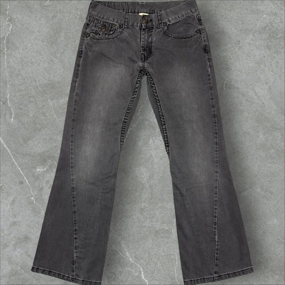 Vintage Y2K USA True Religion Brand Jeans Joey Super T Jeans Rare - 32x31